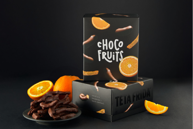 premium Choco Fruits Kandirane pomaranče v temni čokoladi