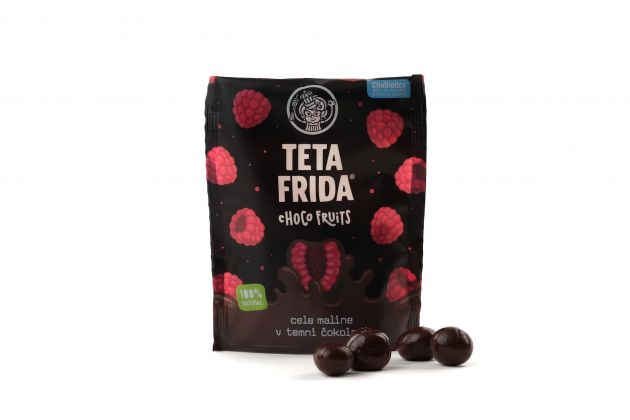 Choco fruits Cele maline v temni cokoladi