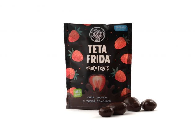 Choco fruits Cele jagode v temni čokoladi
