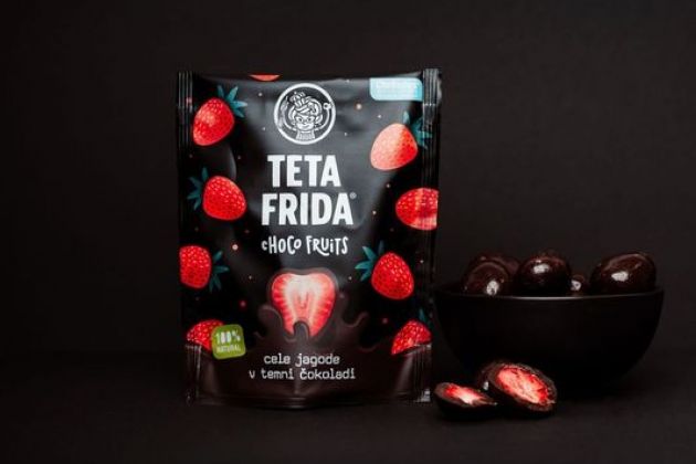 Choco fruits Cele jagode v temni čokoladi