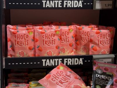 Teta Frida tudi na več kot tisoč prodajnih mestih Aldija v Avstriji, Švici in Italiji!