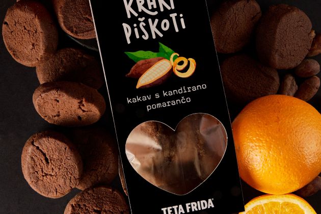Kakav s kandirano pomarančo piškoti