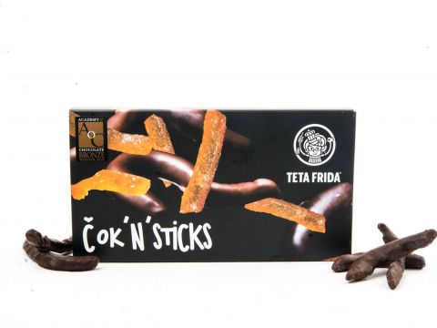Čok'n'sticks - Pomaranča v temni čokoladi