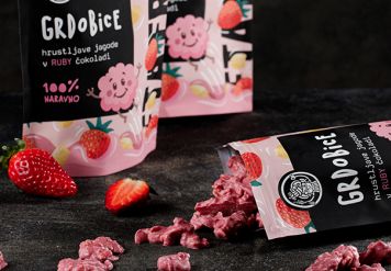 Novi okus Grdobic - Hrustljave jagode v ruby čokoladi