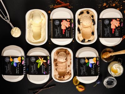 Novi zimski okusi Božanskih gourmet sladoledov že v Hoferju